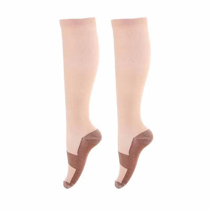 Copper Compression Socks Fatigue Pain Relief