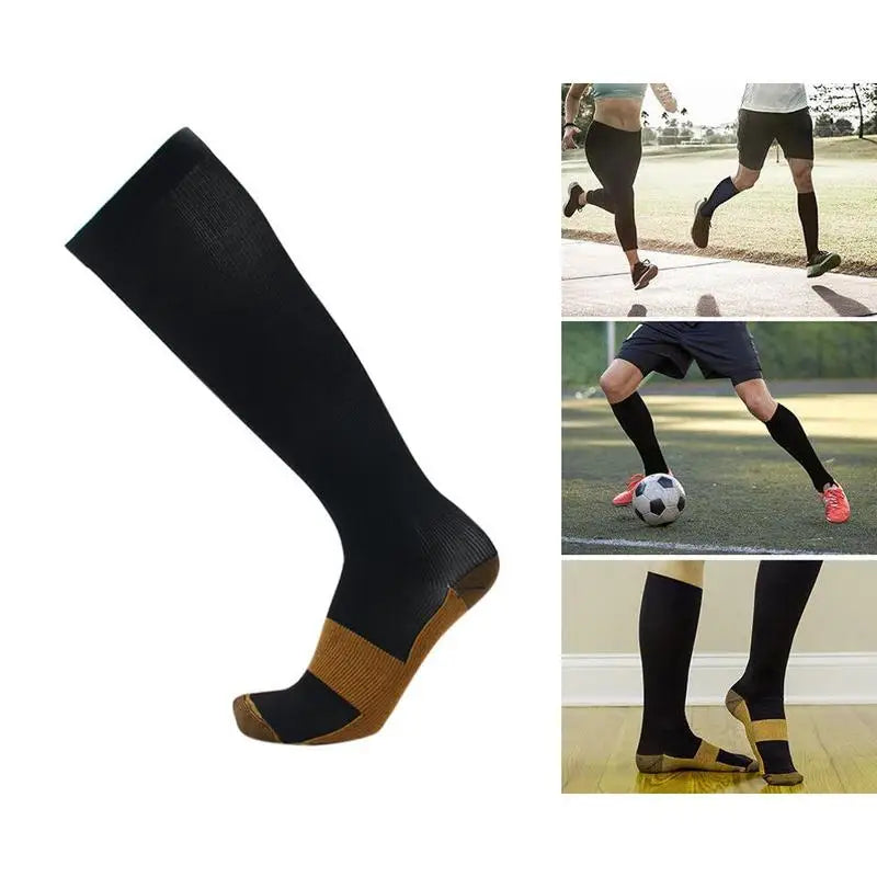 Copper Compression Socks Fatigue Pain Relief