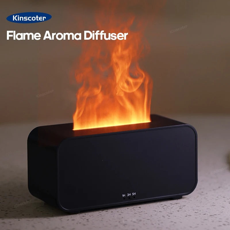 Mini Desktop Simulation Flame Humidifier