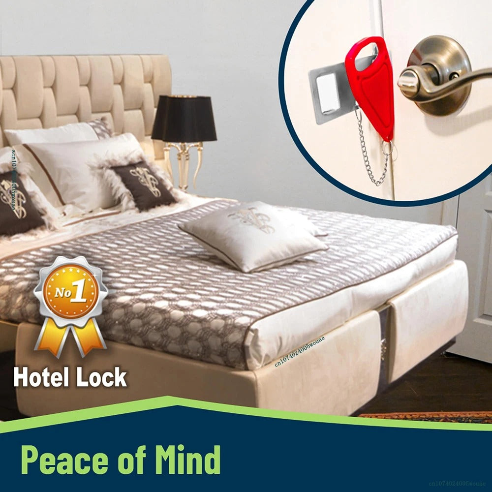 Portable Hotel Door Lock for Travelers